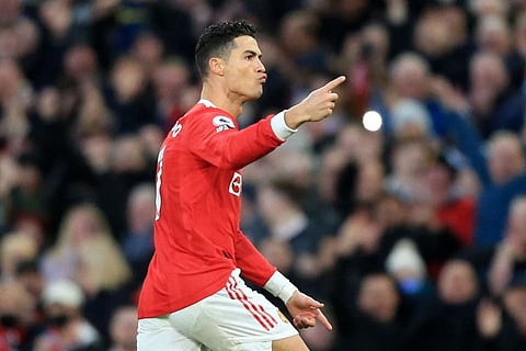 Ronaldo's first United hat-trick since 2008 earned his club a 3-2 win over Tottenham last night and took his overall career goal tally to 807, a new record.