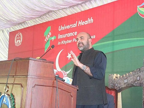 KP Minister of Finance and Health Taimur Khan Jhagra.