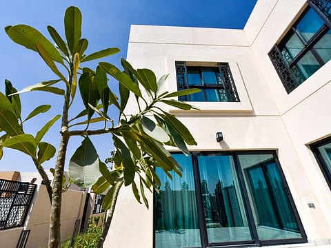 A model apartment at Sharjah Sustainable City.