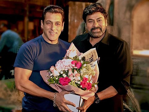 Salman Khan and Chiranjeevi