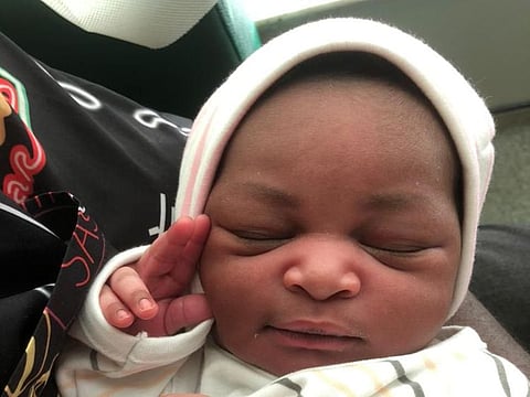 Baby Maya is the couple's second daughter