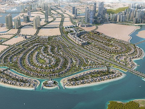 The community features a parkland and wide open landscaped spaces, schools, mosques, among other amenities.