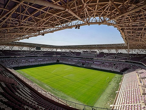Al-Madina International Stadium in Baghdad, Iraq, was due to host the match against the UAE