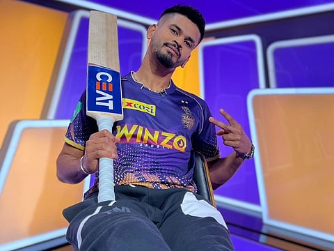 Shreyas Iyer in his new avatar as the captain of Kolkata Knight Riders.