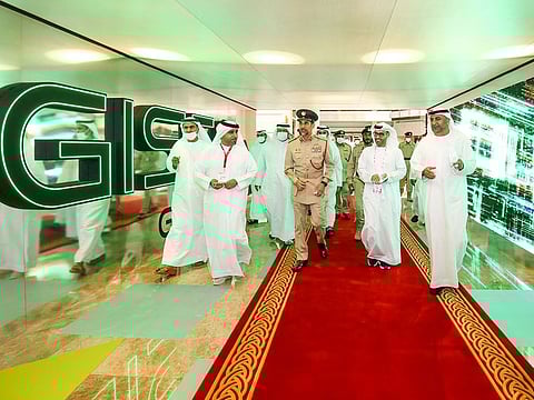 Lieutenant General Abdullah Khalifa Al Merri, Commander-in-Chief of Dubai Police, at the opening of GISEC GLOBAL 2022 in Dubai.