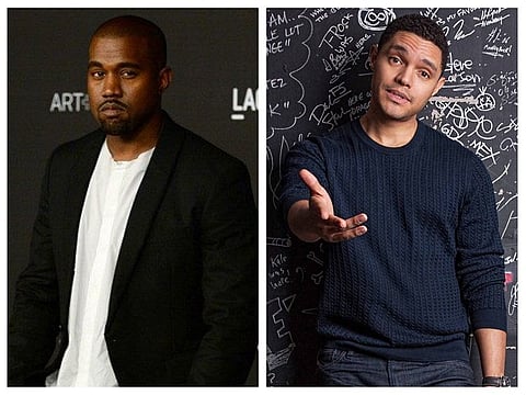 Kanye West and Trevor Noah