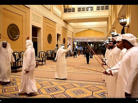 Folk performances of the UAE and India showcased the cultural legacy of the two countries during the event at Madinat Jumeirah