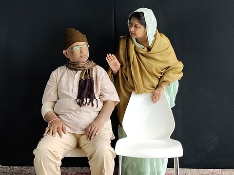 Rashmi Kotriwala and Shailesh Uphadyay in 'Sankraman'.