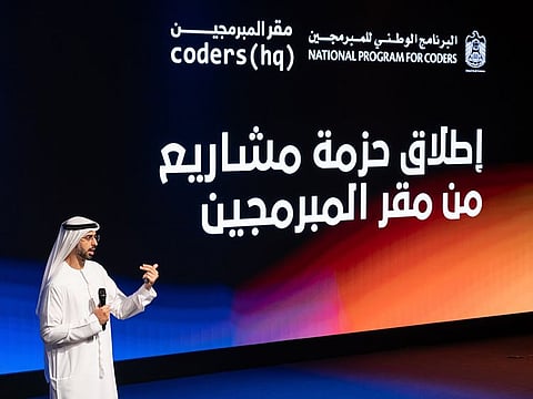Omar Sultan Al Olama, Minister of State for Artificial Intelligence, Digital Economy and Remote Work Applications.