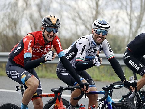 Team Bahrain Victorious posted on Sonny's recovery