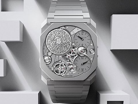 The new Bulgari Octo Finissimo Ultra is the thinnest mechanical watch in the world.
