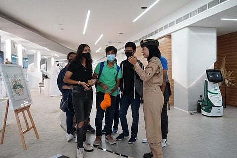 Lieutenant Pilot Muhra Bin Hamad from Dubai Police said many visitors have come to the platform and enjoyed the virtual tour.