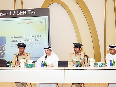 As Dubai is witnessing a boom in home deliveries, authorities have jointly announced measures to enhance the safety of delivery motorcyclists as 31 riders died last year.