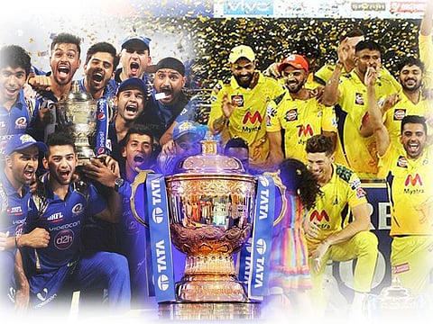 Mumbai Indians (left) and Chennai Super Kings are the most successful teams in the Indian Premier League. Mumbai have won five times, while Chennai are four-time champions.