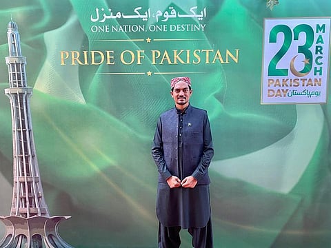Emmanuel at the Pride of Pakistan award ceremony in 2021.