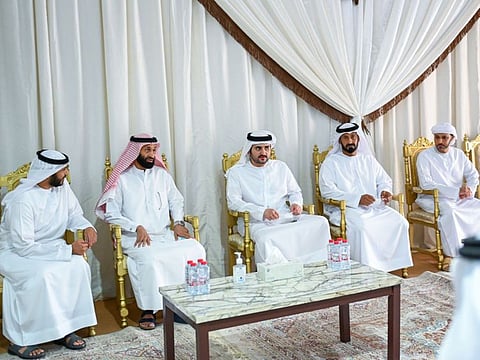 Sheikh Maktoum bin Mohammed bin Rashid Al Maktoum offers his condolences to family of Ahmed Ali Khalifa bin Ghalita