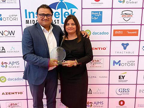 Abhishek Jajoo, Founder & CEO, AJMS Group, with Komal Jajoo, his wife and  Partner-International Operations
