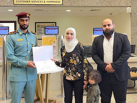 Ajman Police said Sara Zuhair Zaytouna is an example to be followed by society