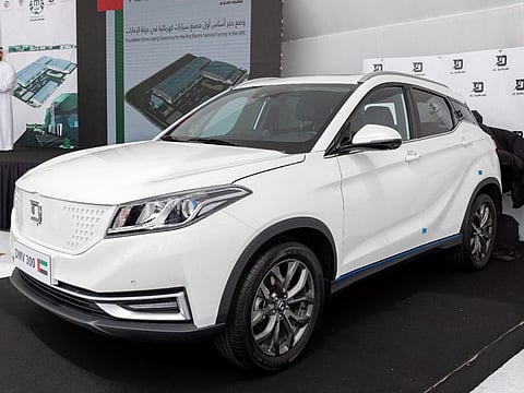 The first of these vehicles – the ‘Al Damani’ – was on display at the factory ground-breaking event.