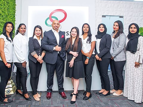 Hatem El Safty, CEO, with his team