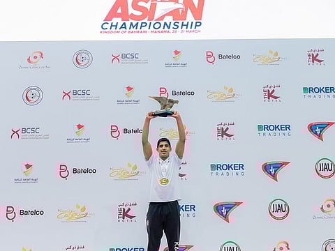 Mohammed Ali Al Suwaidi was adjudged Player of the Tournament in Asian jiu jitsu championship earlier this week.