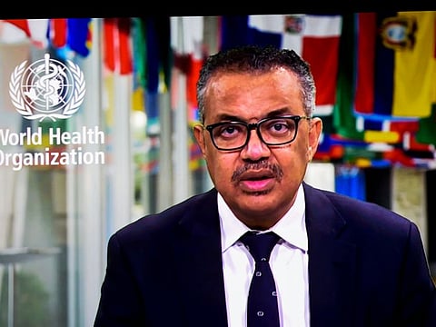Dr Tedros Ghebreyesus in his virtual address to the summit