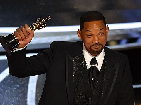 Will Smith at the Oscars.
