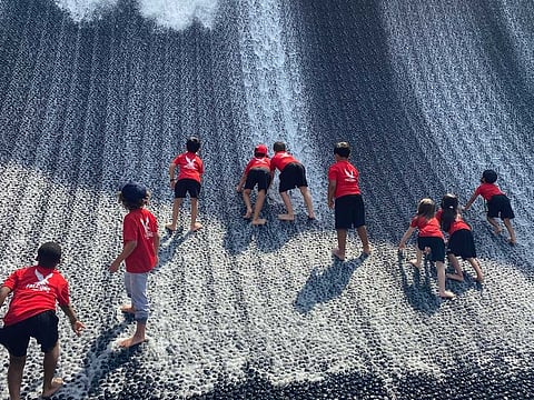 Students of American School of Dubai at Expo 2020