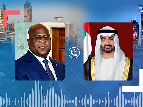 His Highness Sheikh Mohamed bin Zayed Al Nahyan, Crown Prince of Abu Dhabi and Deputy Supreme Commander of the UAE Armed Forces, and Felix Tshisekedi, President of the Democratic Republic of the Congo, today held telephonic talks on issues of mutual interest..