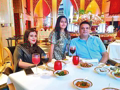 Meghna Khan and family