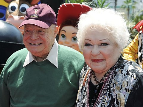 Estelle Harris, at left, and Don Rickles arrive at the world premiere of Toy Story 3 on Sunday June 13, 2010
