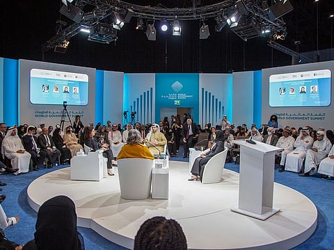 Dr. Tariq Al Gurg, CEO and vice-chairman of Dubai Cares and chairman of the Global Council on SDG 4, during a high-level panel discussion by the council in Dubai..