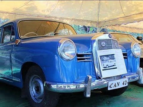 The 1955 model Mercedes-Benz 180 T.