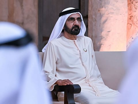 The World Bank anticipated a growth rate of 2.1 per cent, Sheikh Mohammed said.
