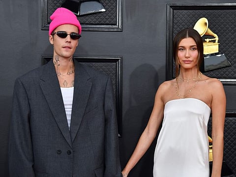 Canadian singer-songwriter Justin Bieber and US model Hailey Bieber ar