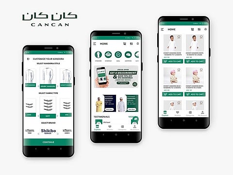 The startup was founded in 2019 by four Emirati entrepreneurs who identified a gap in the kandoora-buying market.