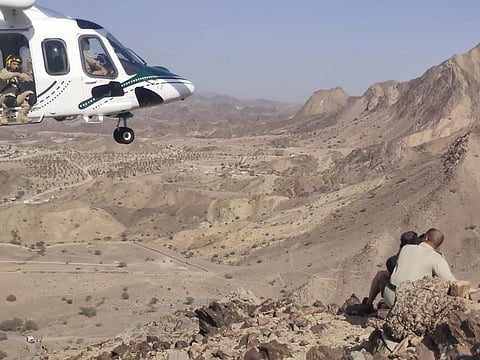 A woman had sent a report through Smart Police Station asking for help in locating her husband and daughter who had gone hiking