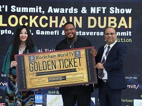 Pushkin Agha, CEO of Vertex Events received a Golden Ticket