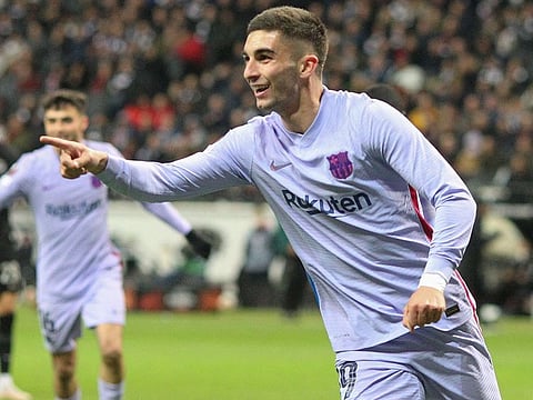 Barcelona's Spanish forward Ferran Torres earned them a draw against Eintracht Frankfurt in the first leg quarter finals last week.