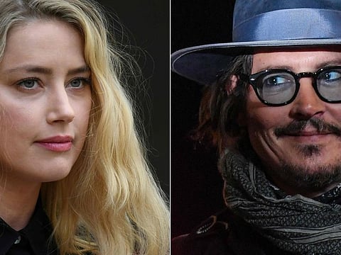 US actress Amber Heard and Johnny Depp