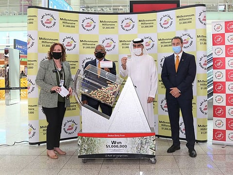 The latest Dubai Duty Free Millennium Millionaire draw held on Wednesday, April 13, at Concourse D of Dubai International Airport.