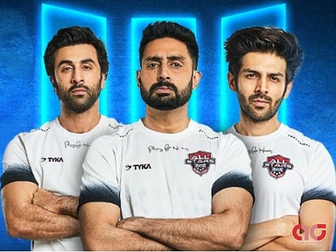 Ranbir Kapoor, Abhishek Bachchan, and Kartik Aaryan