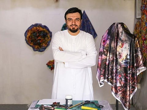 Emirati Al Banna became the first artist to be part of the project to promote local talents.