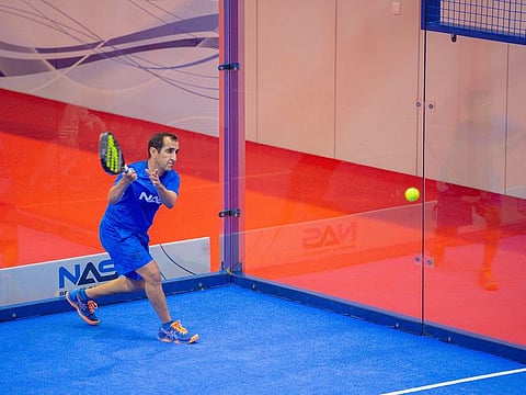 Javier Garrido and Lucas Campagnolo beat Saeed Mohammed Al Marri and Pablo Castillo 6-0, 6-2 to reach the quarter-finals of the Padel Championship.