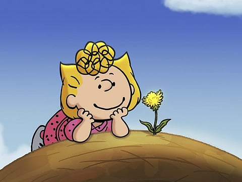 Peanuts character Sally in a scene from the special 'It’s the Small Things, Charlie Brown'