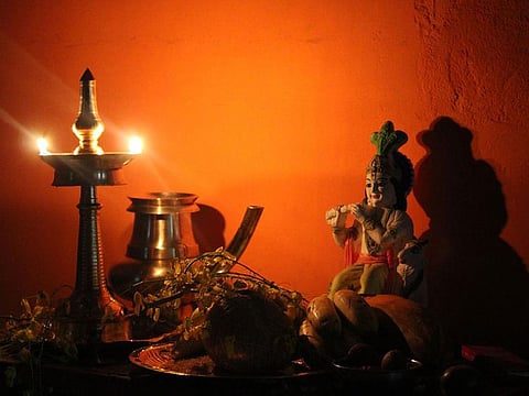 Vishu is a harvest festival that signals the onset of spring in the south Indian state of Kerala.