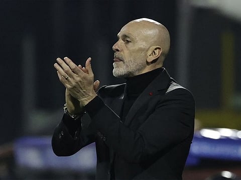 AC Milan manager Stefano Pioli.