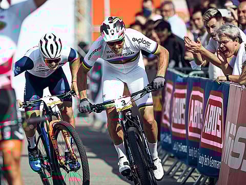 The UCI Mountain Bike Eliminator World Cup race will take place on April 23 in Abu Dhabi.