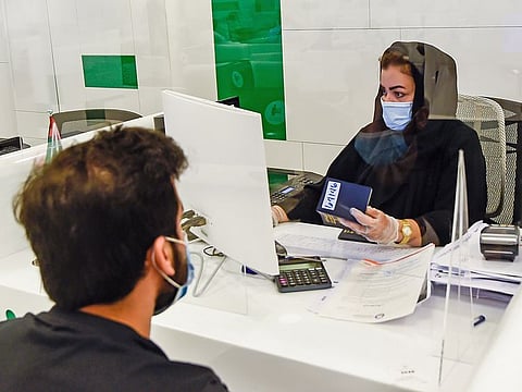 Visitors at Amer Al Twar Centre.