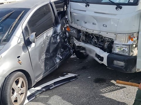 Two people were killed in separate road accidents in Dubai on Monday, police said.